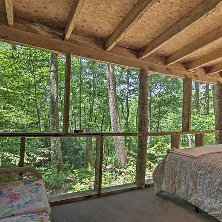 Creekside Cabin With Deck In Pisgah Forest! Barnardsville Екстериор снимка